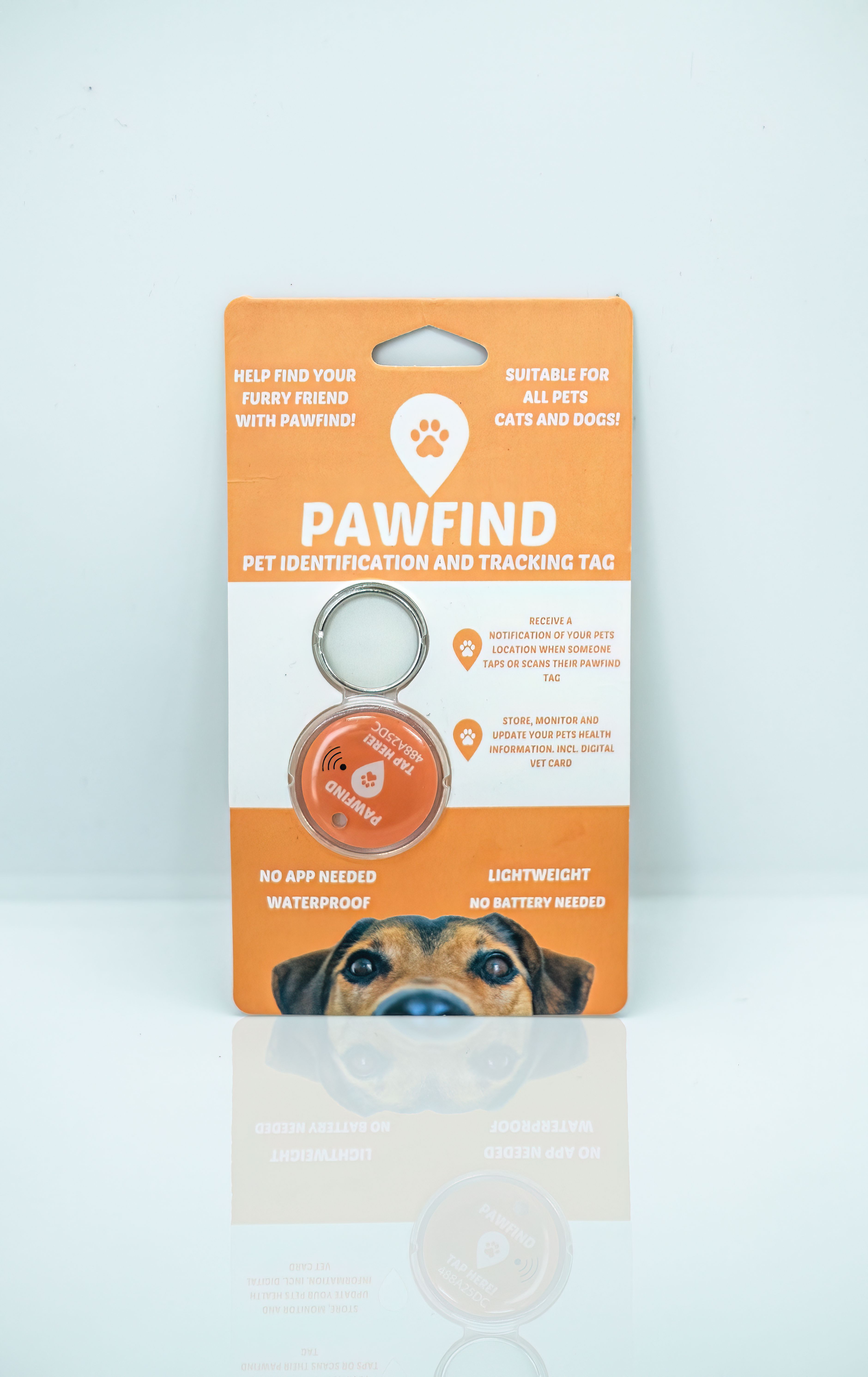 Pawfind Smart Pet Tag - Packaging Front